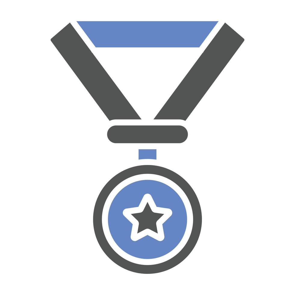 medaille pictogramstijl vector