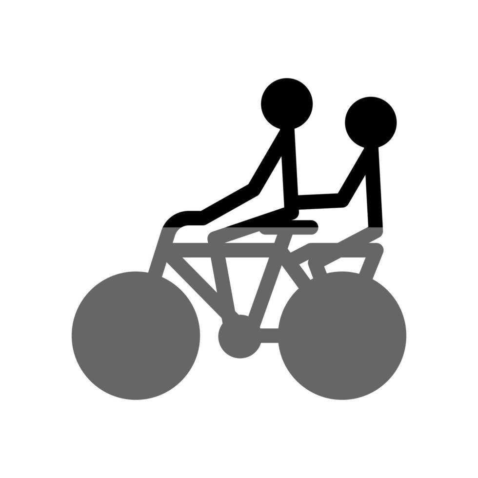 illustratie vectorafbeelding van fiets icon vector