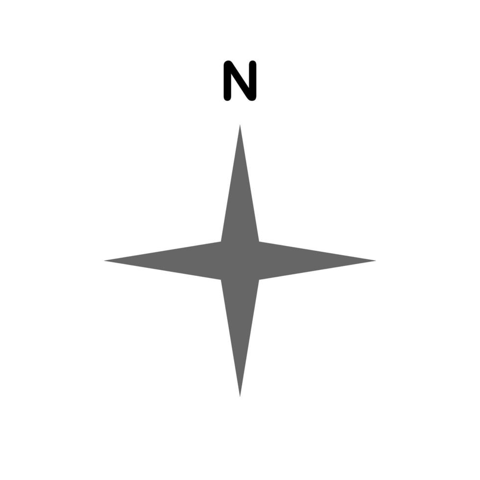 illustratie vectorafbeelding van kompas pictogram ontwerp vector