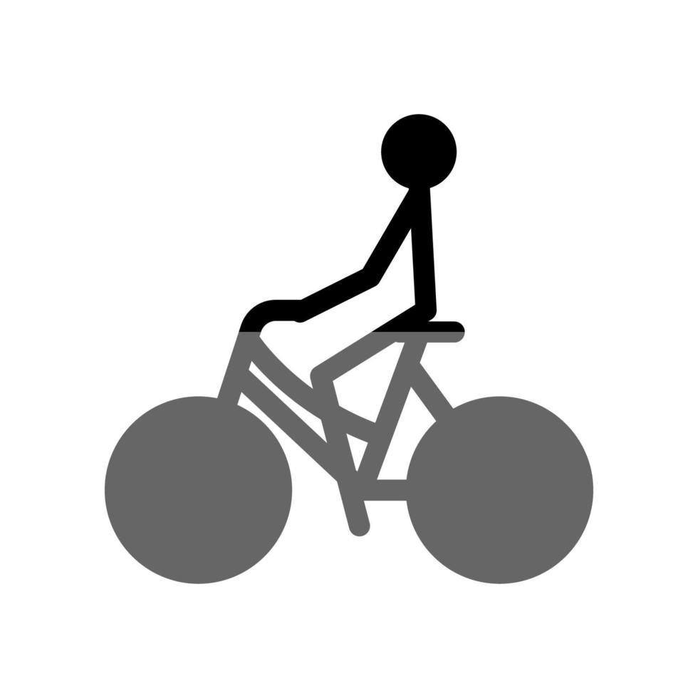 illustratie vectorafbeelding van fiets icon vector