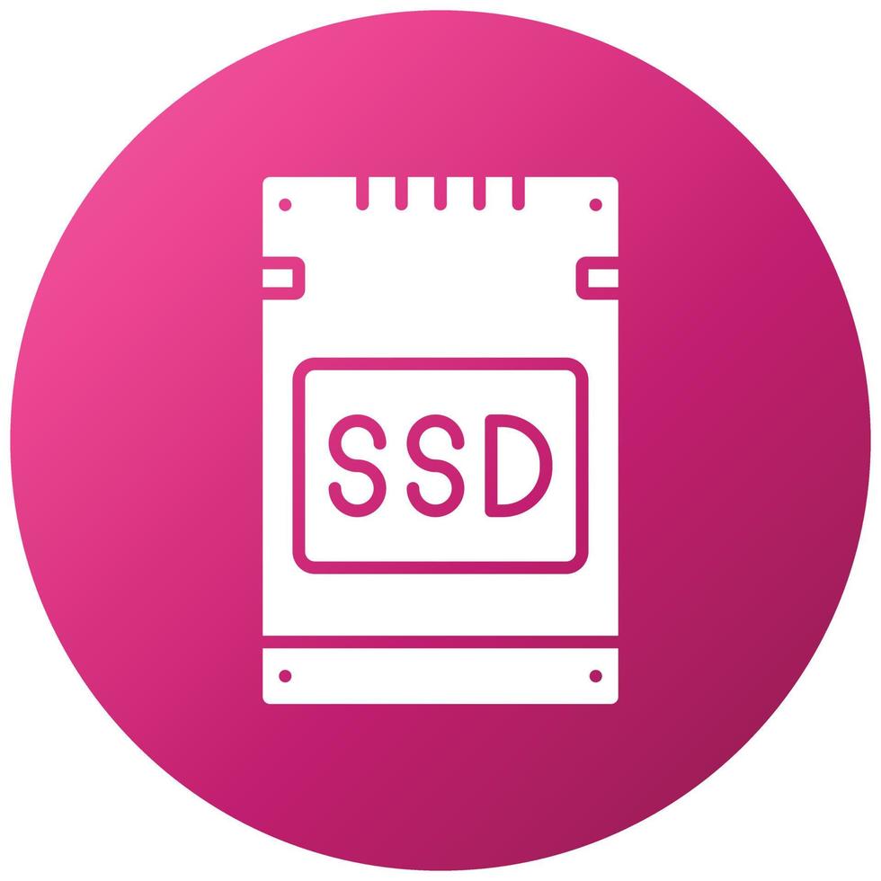 SSD-kaart pictogramstijl vector