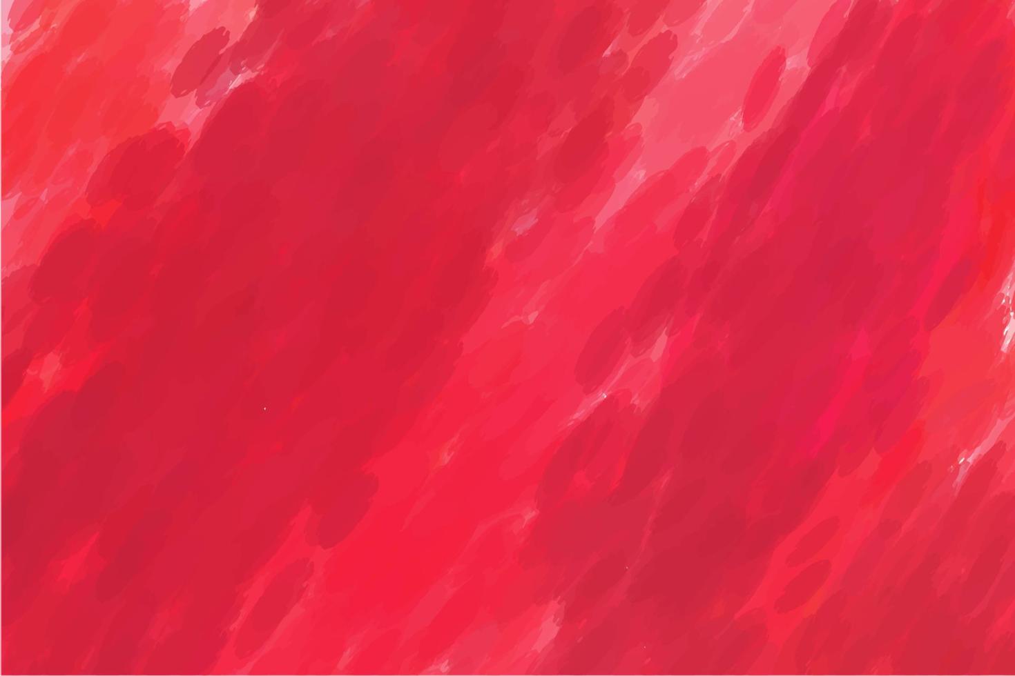 aquarelachtergrond in rode tinten met uitgesproken streken vector
