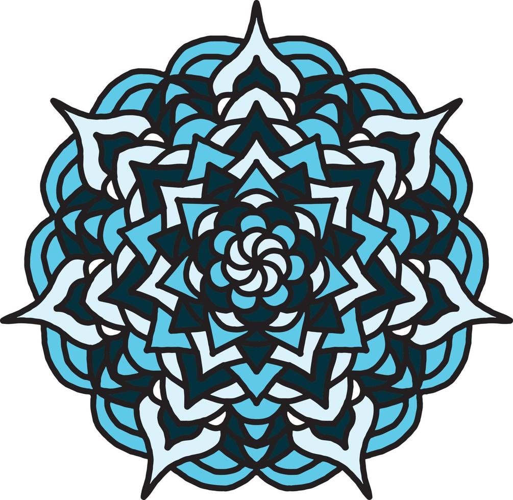 kleurrijke mandala achtergrond, decoratieve ronde ornamenten. ongebruikelijke bloemvorm. oosterse vector, anti-stress therapie patronen. weef ontwerpelementen, vector