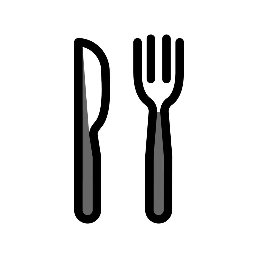 illustratie vectorafbeelding van vork pictogram ontwerp vector