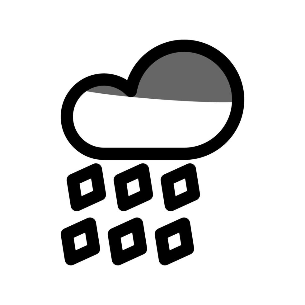 illustratie vectorafbeelding van hagel icon vector