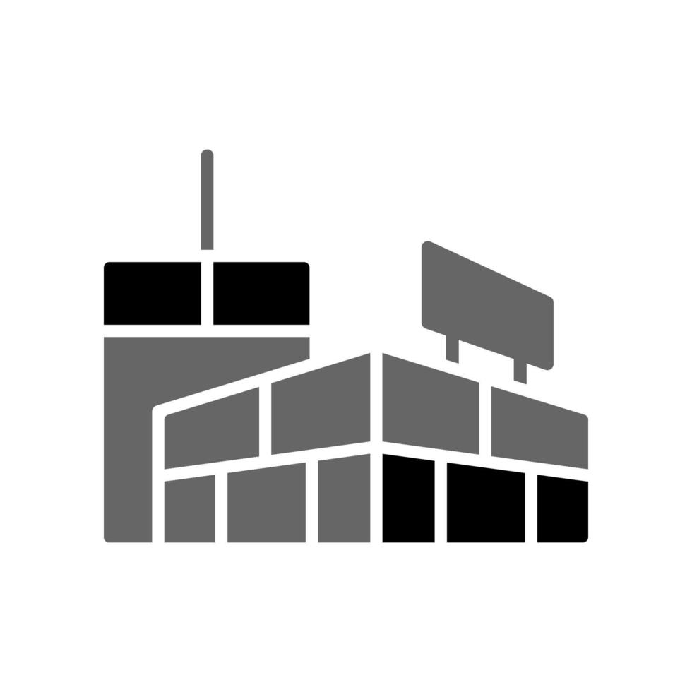 illustratie vectorafbeelding van winkelcentrum gebouw pictogram ontwerp vector