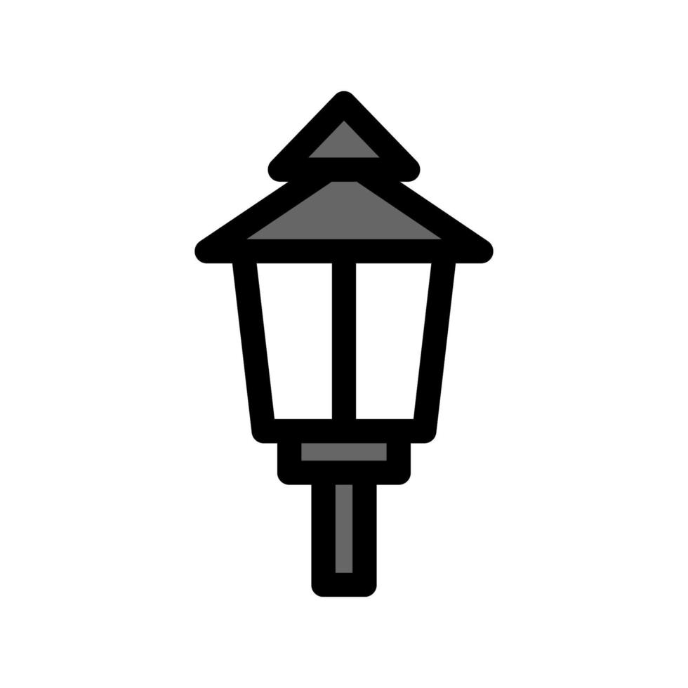 illustratie vectorafbeelding van tuinlamp icon vector