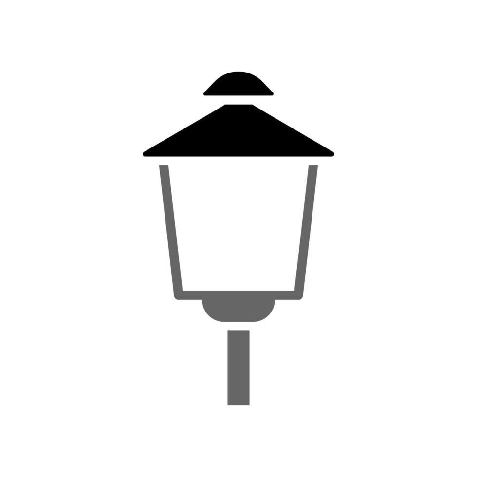 illustratie vectorafbeelding van tuinlamp icon vector