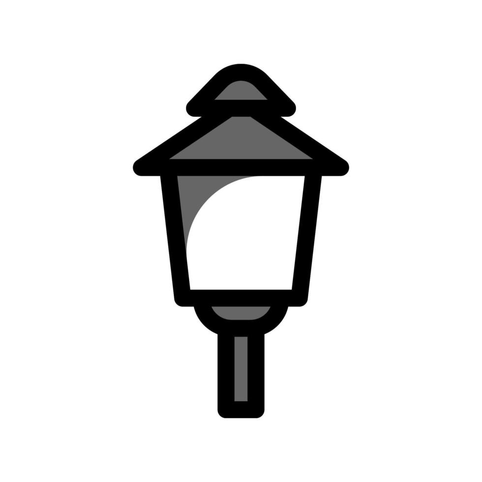 illustratie vectorafbeelding van tuinlamp icon vector