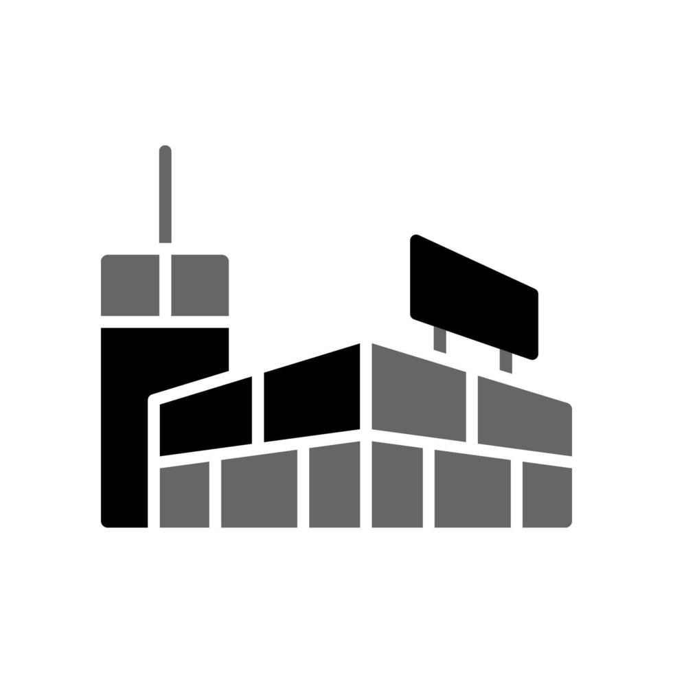 illustratie vectorafbeelding van winkelcentrum gebouw pictogram ontwerp vector