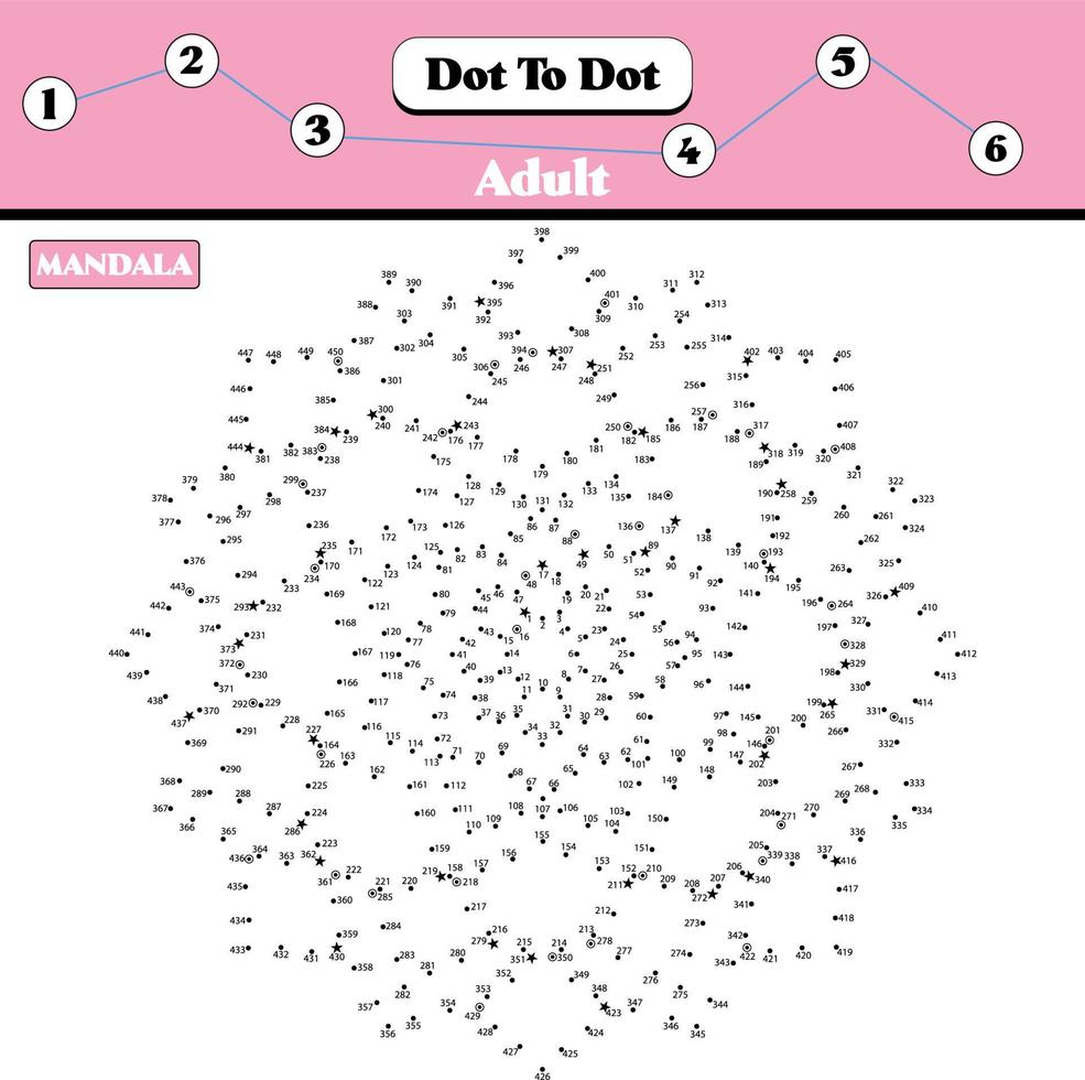 verbind de stippen puzzelwerkblad voor kinderen vector