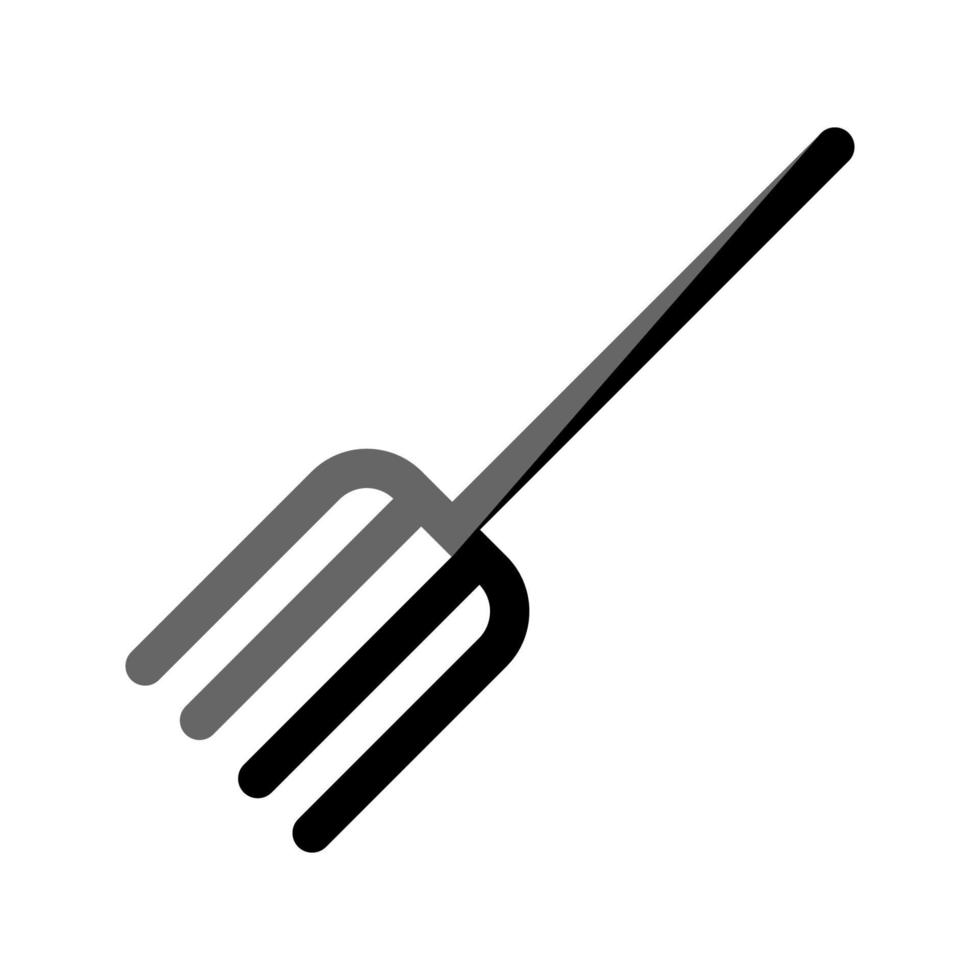 illustratie vectorafbeelding van vork tuin icon vector