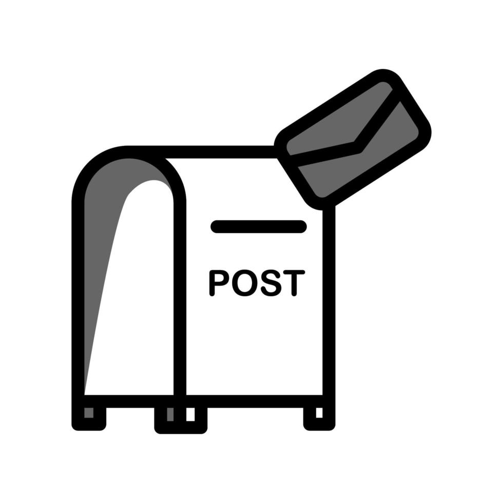 illustratie vectorafbeelding van brievenbuspictogram vector