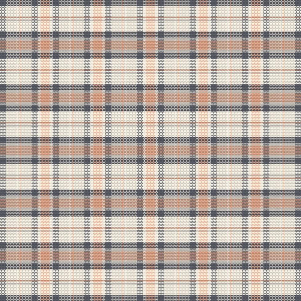 tartan geruit patroon met textuur en warme kleur. vector