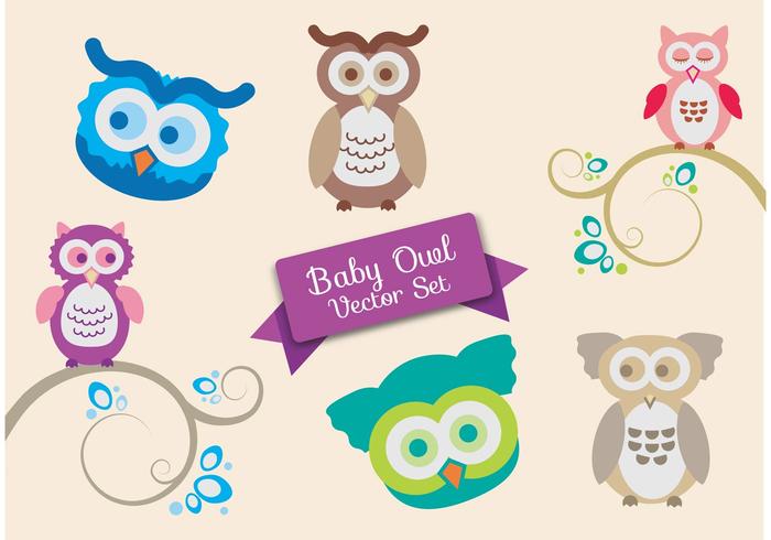 Baby douche vector set