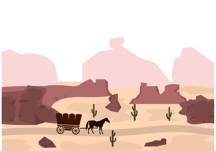 Wild West Vector Achtergrond