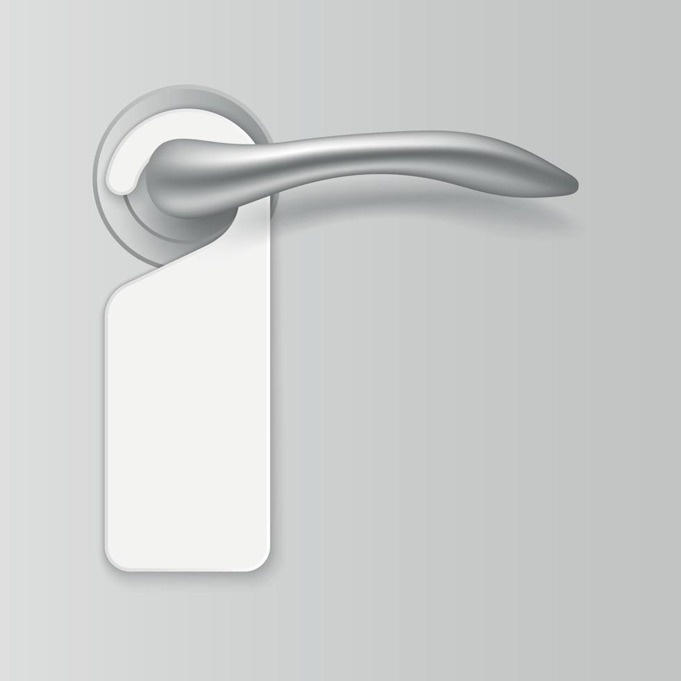 hanger deurbanner, realistische stijl vector