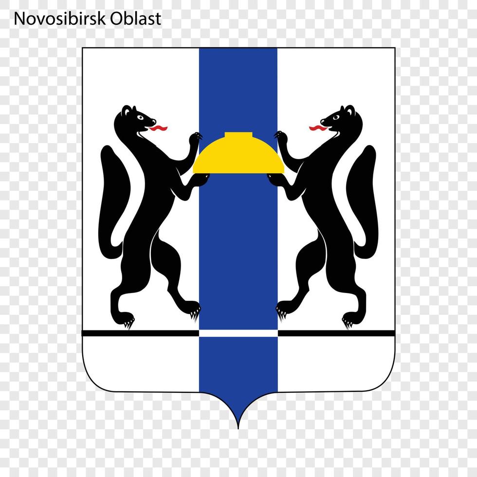 embleem van de provincie van rusland vector