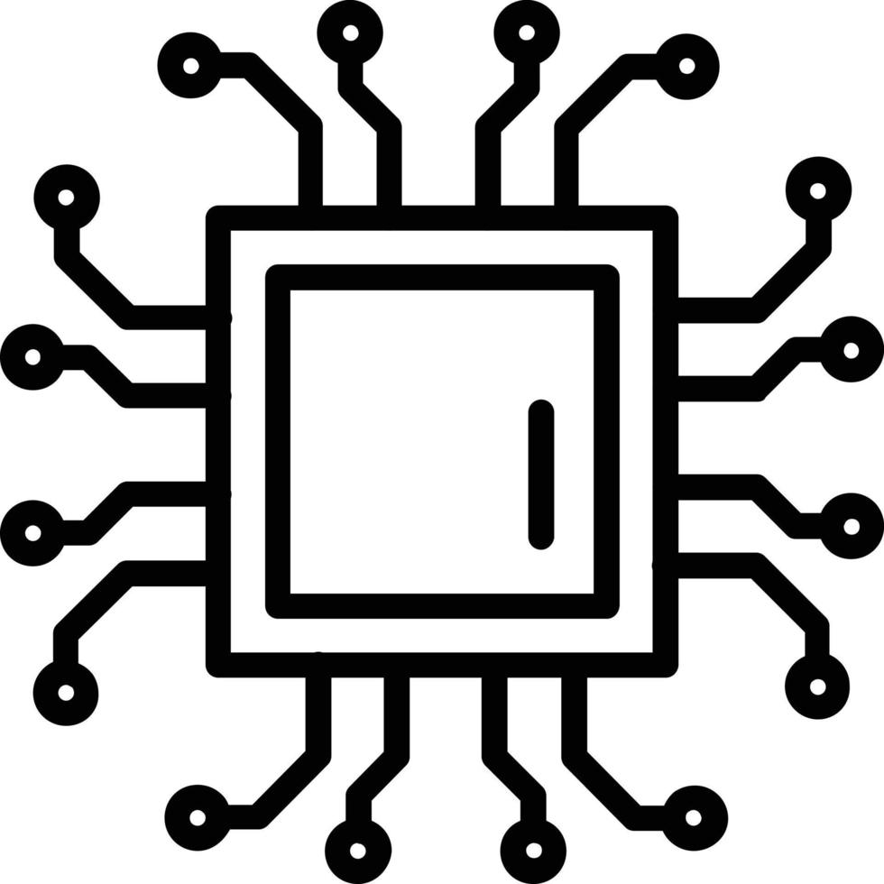 pictogram circuitlijn vector