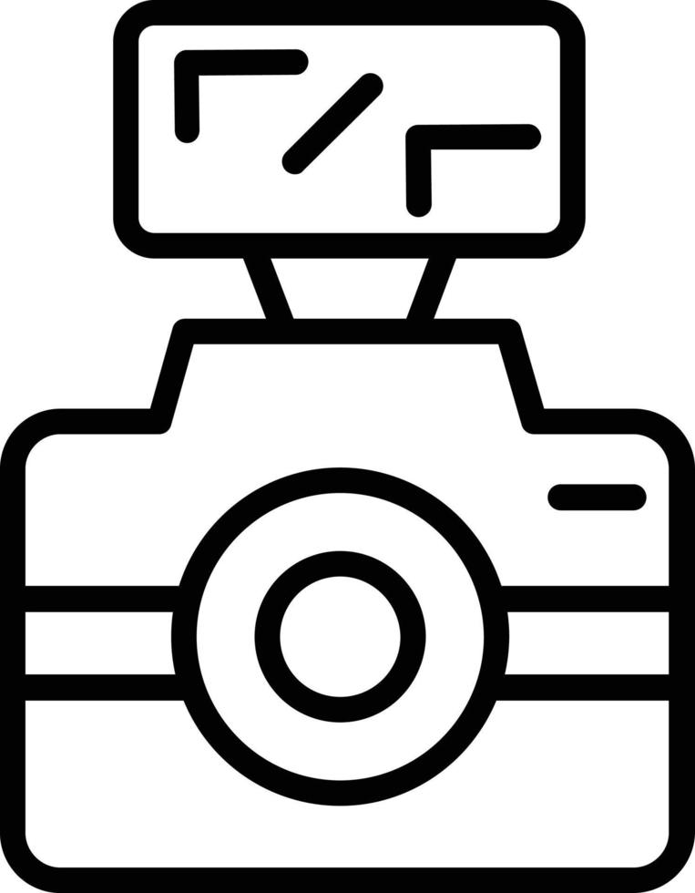 camera fotografie vector lijn icoon