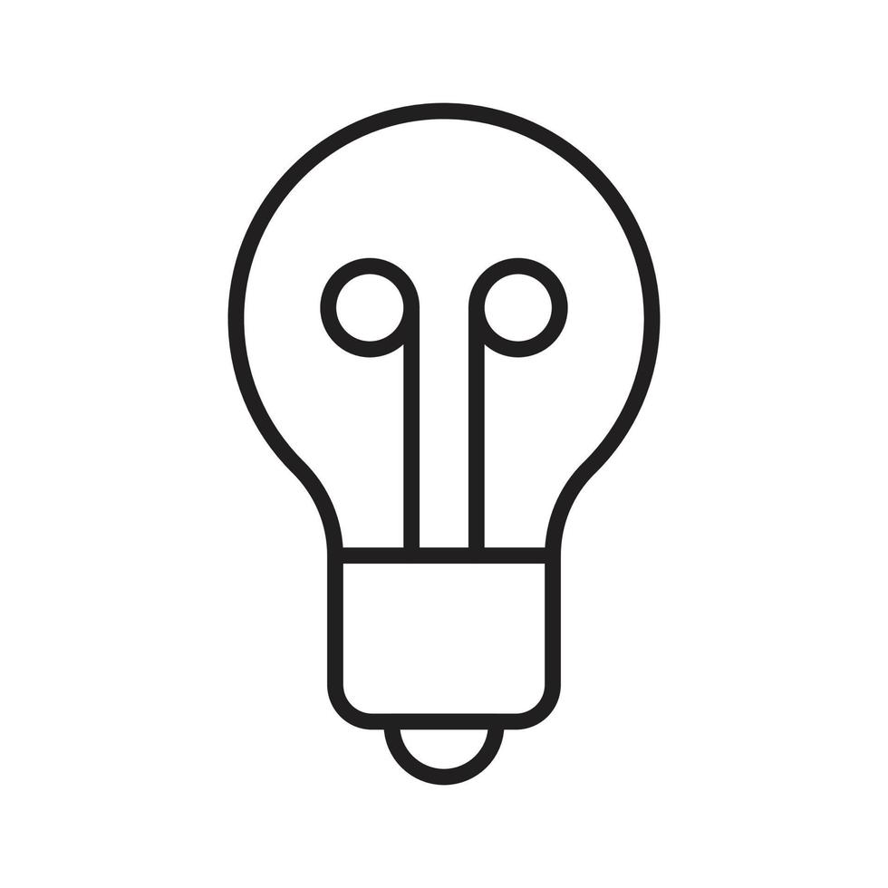 Bulp lamp vector voor website symbool pictogram presentatie