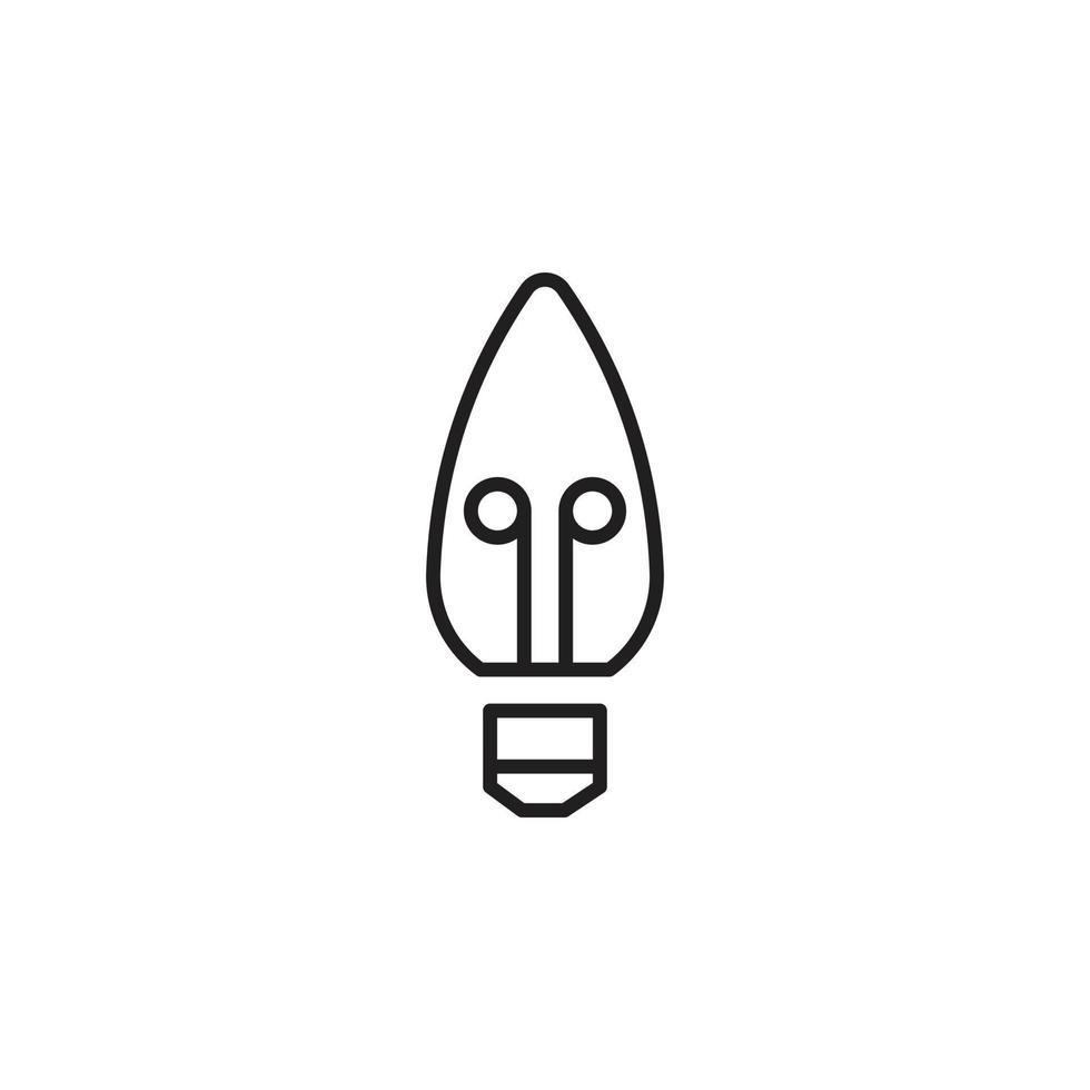 Bulp lamp vector voor website symbool pictogram presentatie