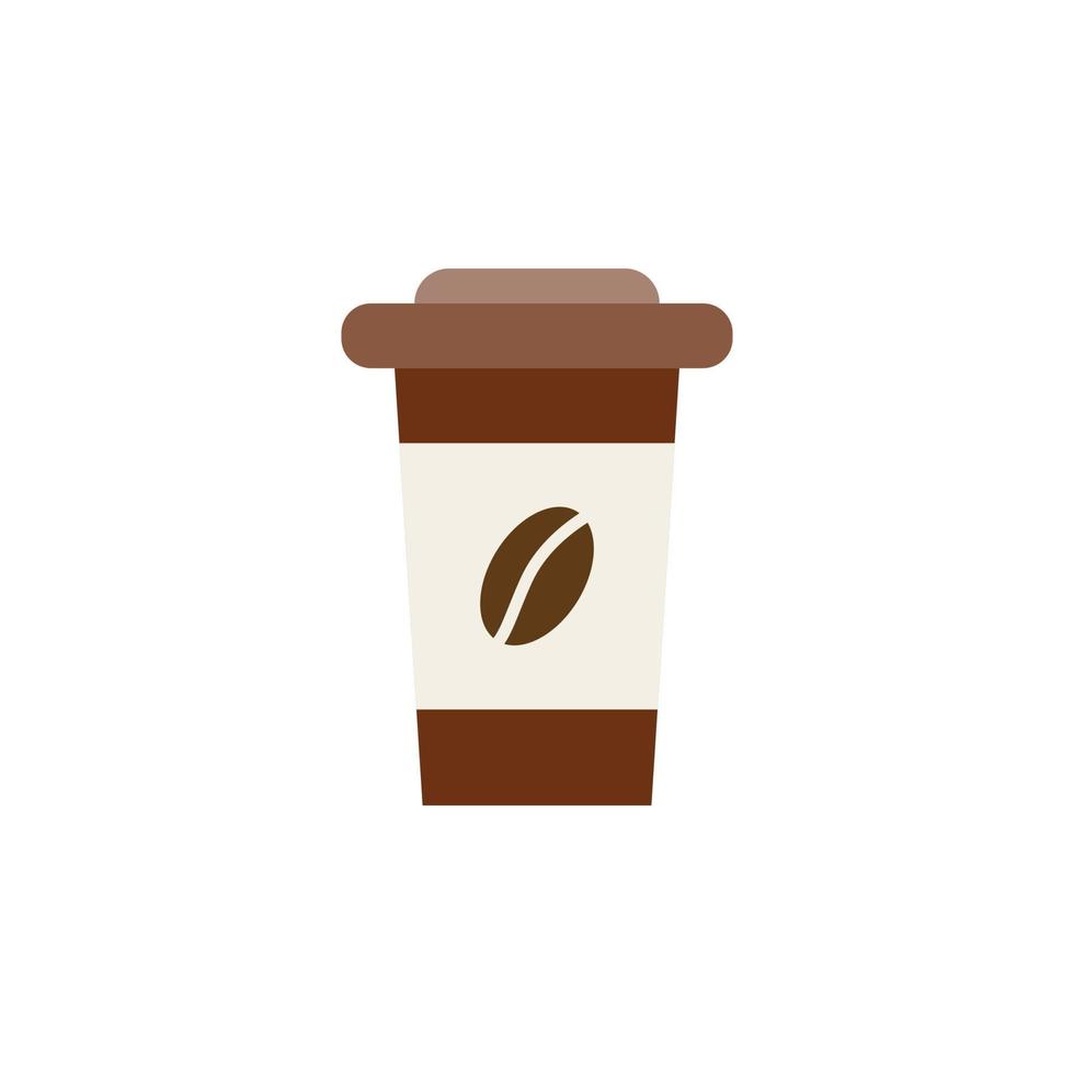 papieren beker koffie vector voor website symbool pictogram presentatie