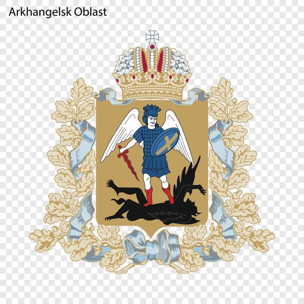 embleem van de provincie van rusland vector