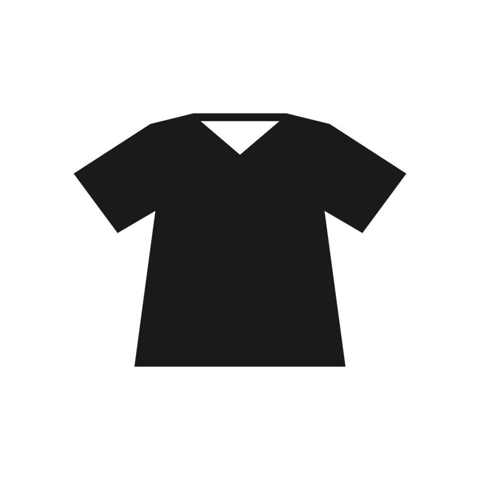 t-shirt icoon. t-shirt pictogram vectorillustratie ontwerp. t-shirt pictogram eenvoudig teken. vector