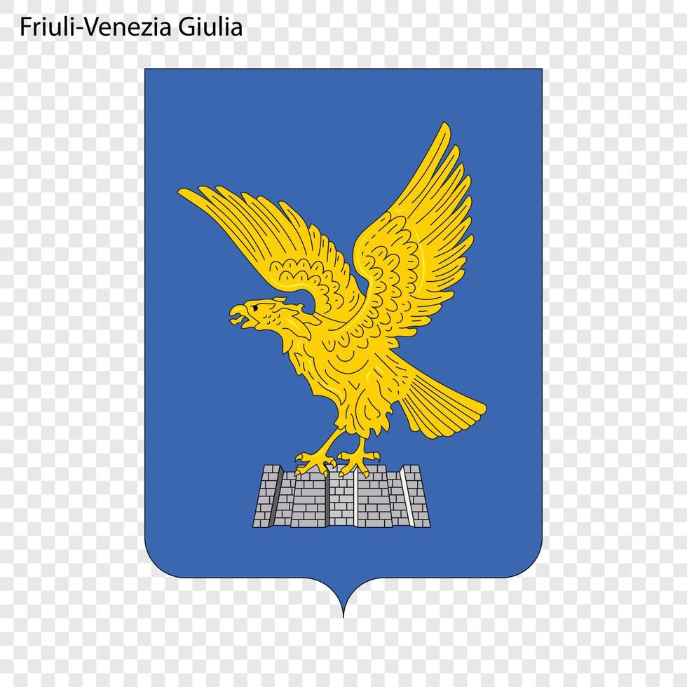 embleem provincie van Italië. vector