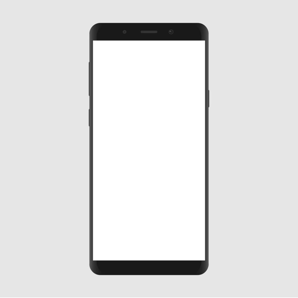 realistische smartphone-mockup vector