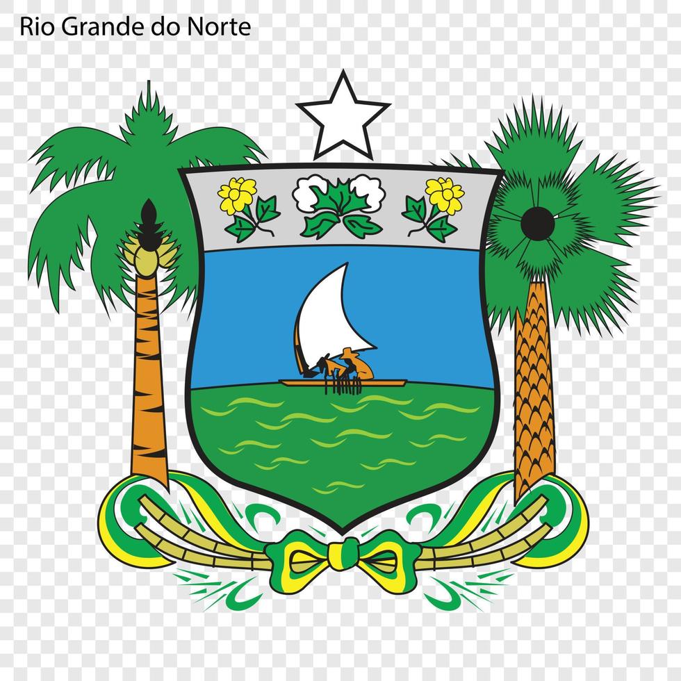 embleem van de Braziliaanse staat vector