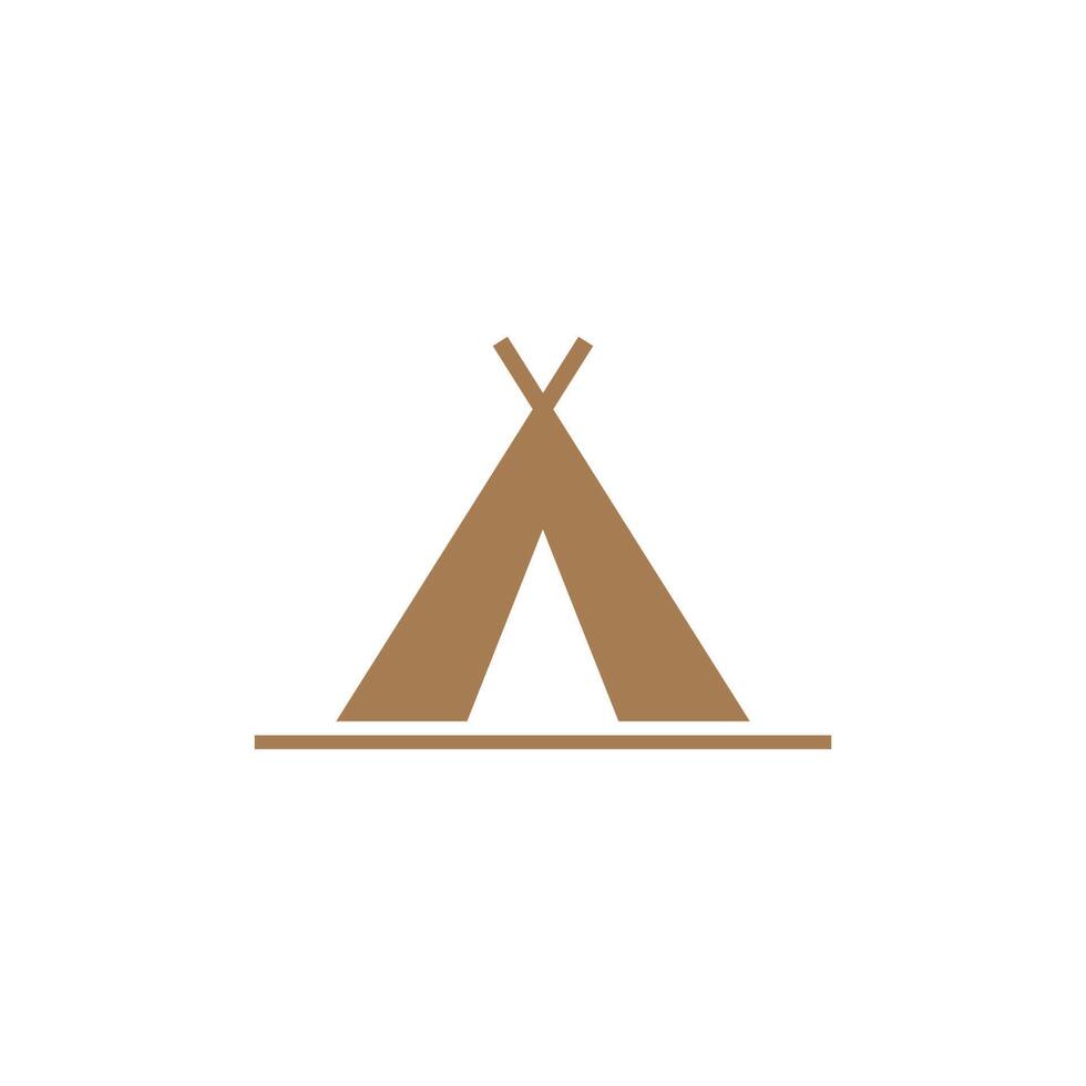 camping pictogram logo ontwerp illustratie sjabloon vector