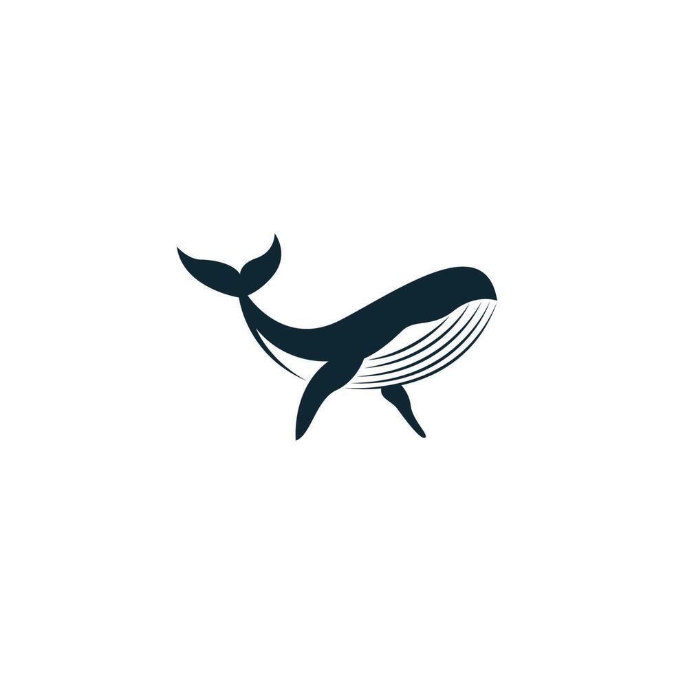 walvis pictogram logo illustratie sjabloon vector