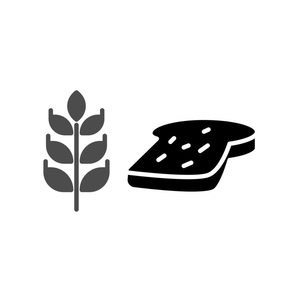 illustratie vectorafbeelding van brood icon vector