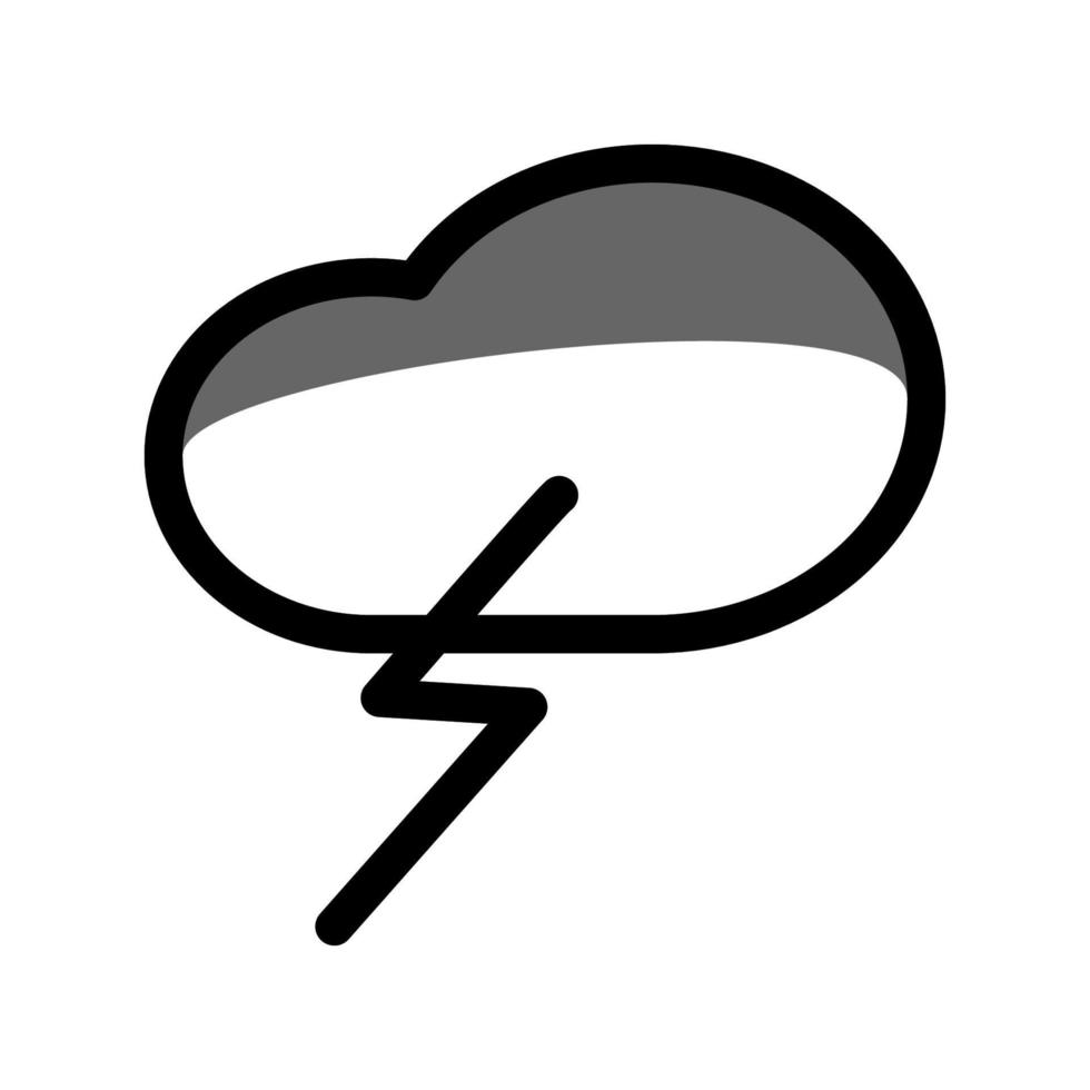 illustratie vectorafbeelding van storm icon vector