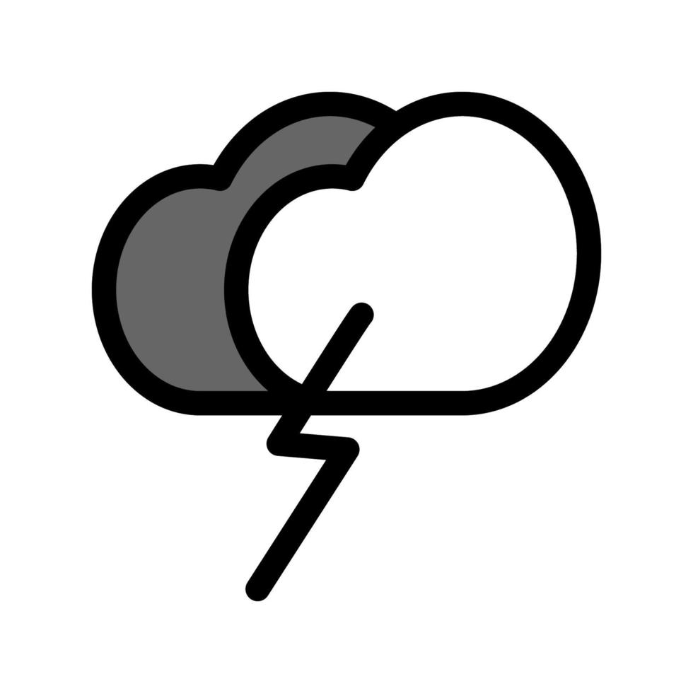 illustratie vectorafbeelding van storm icon vector