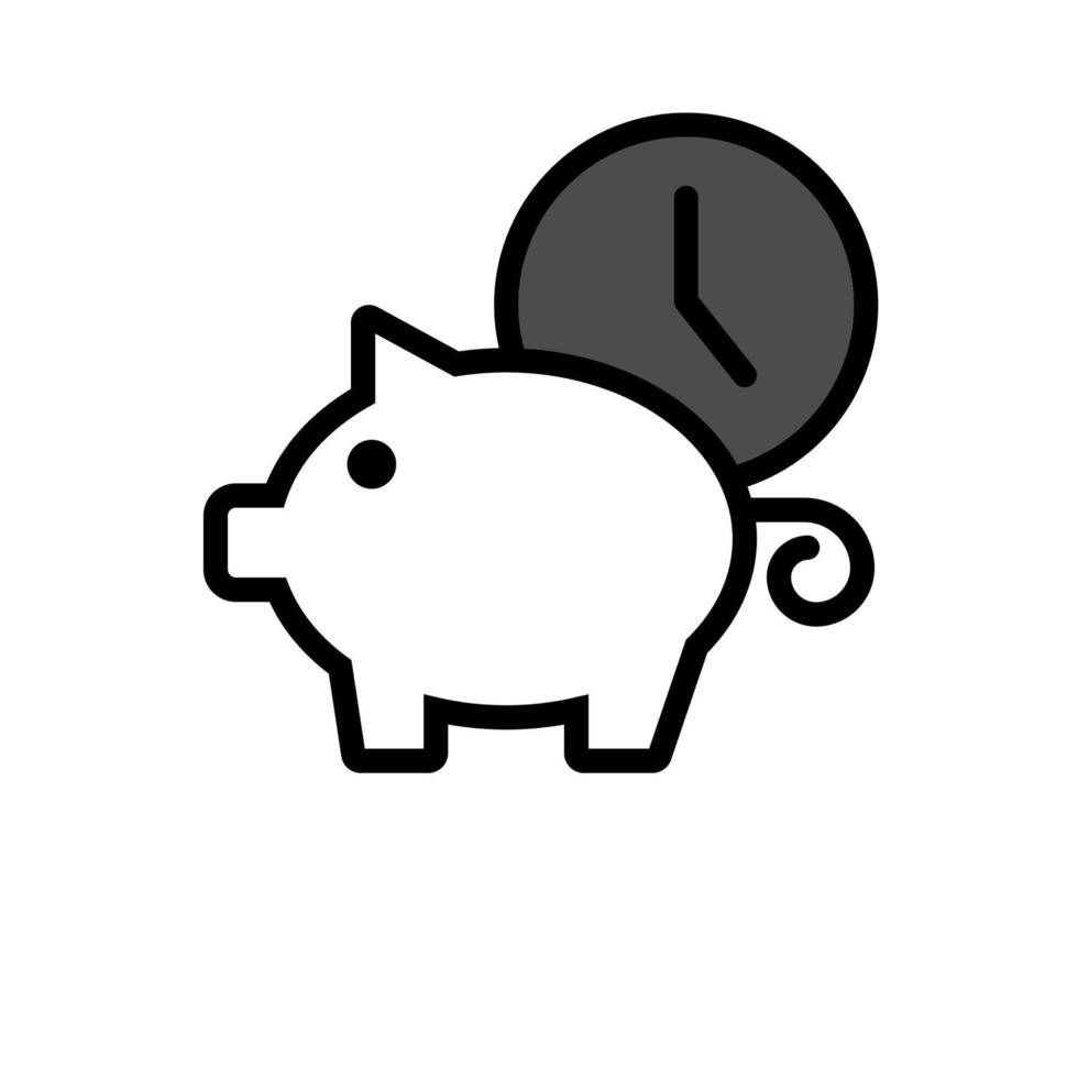 illustratie vectorafbeelding van spaarvarken icon vector