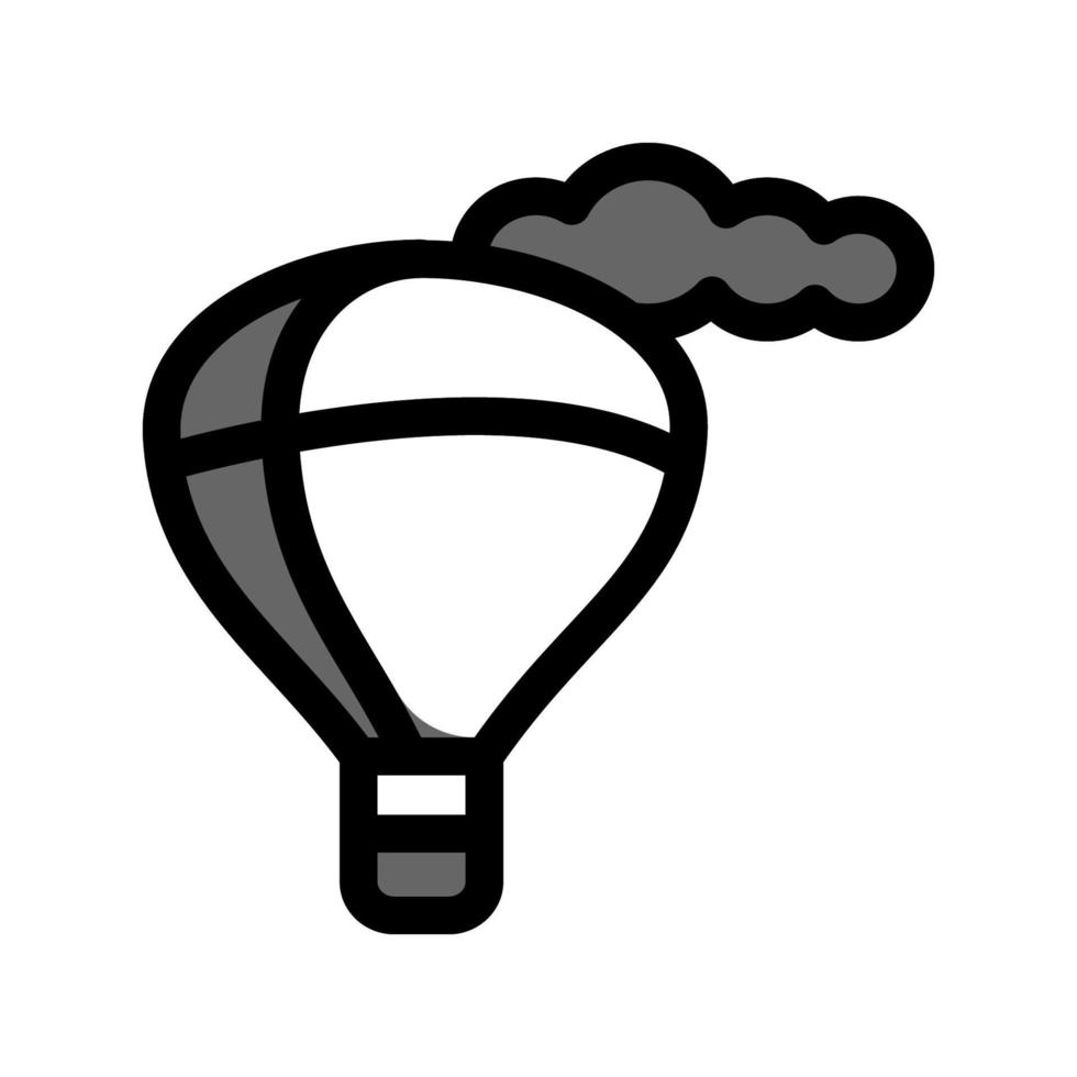 illustratie vectorafbeelding van luchtballon pictogram ontwerp vector
