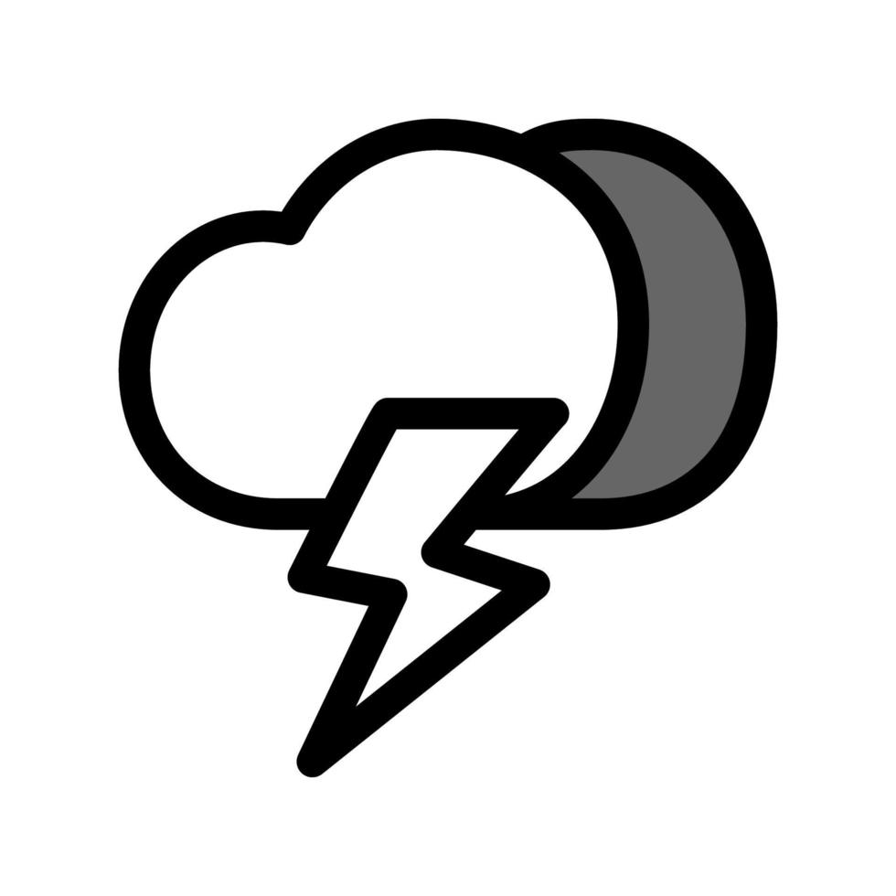 illustratie vectorafbeelding van storm icon vector