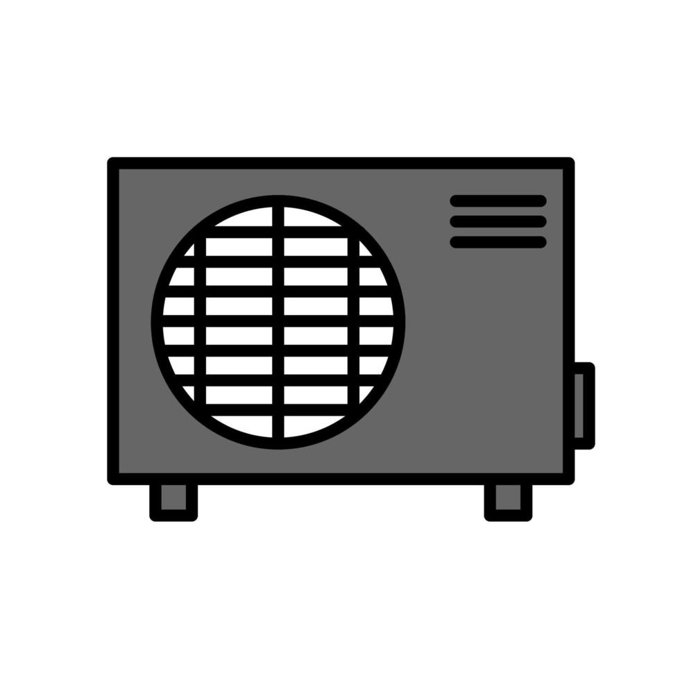 airconditioner pictogramsjabloon vector