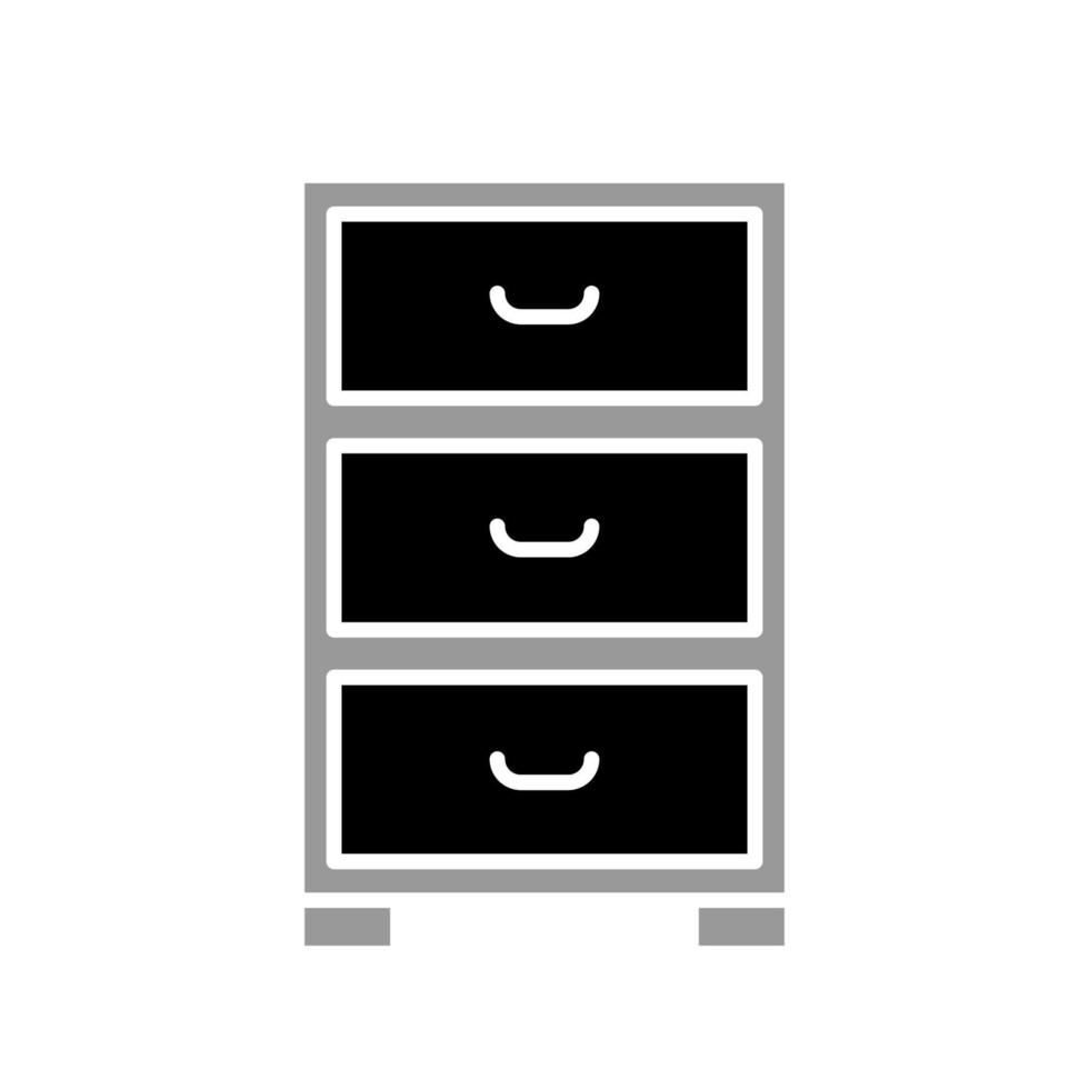 illustratie vectorafbeelding van kabinet icon vector