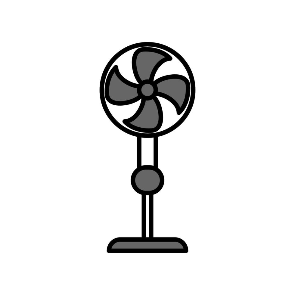 illustratie vectorafbeelding van stand fan icon vector