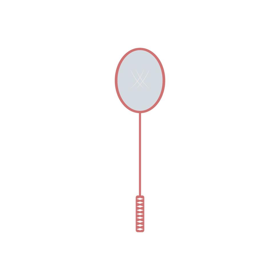 badminton vector sjabloon pictogram ontwerp illustratie