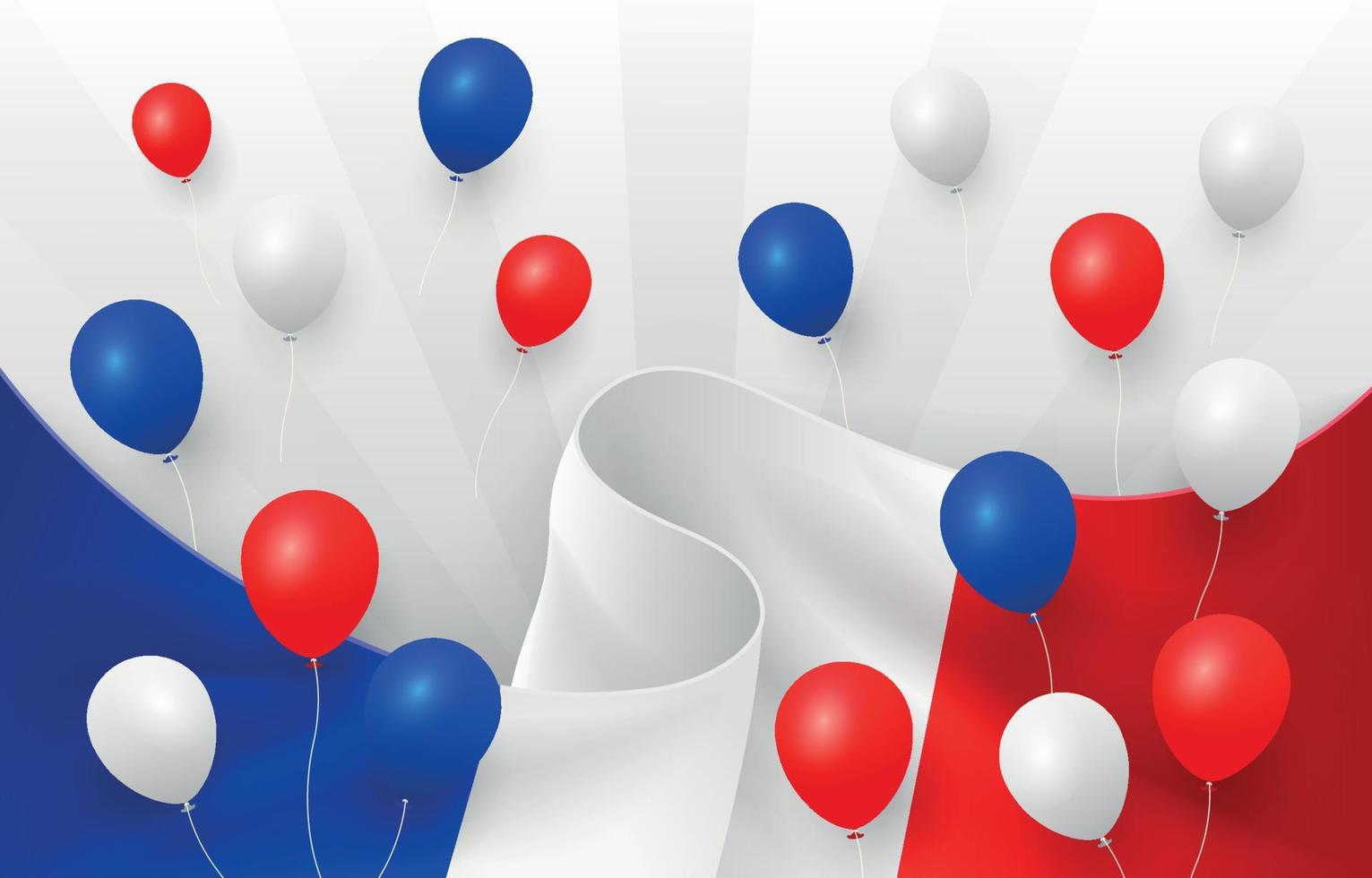 happy bastille day banner viering vector