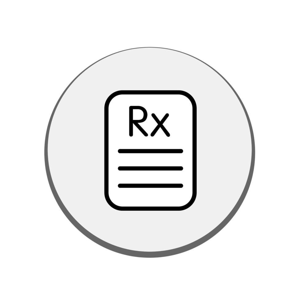 illustratie vectorafbeelding van rx icon vector