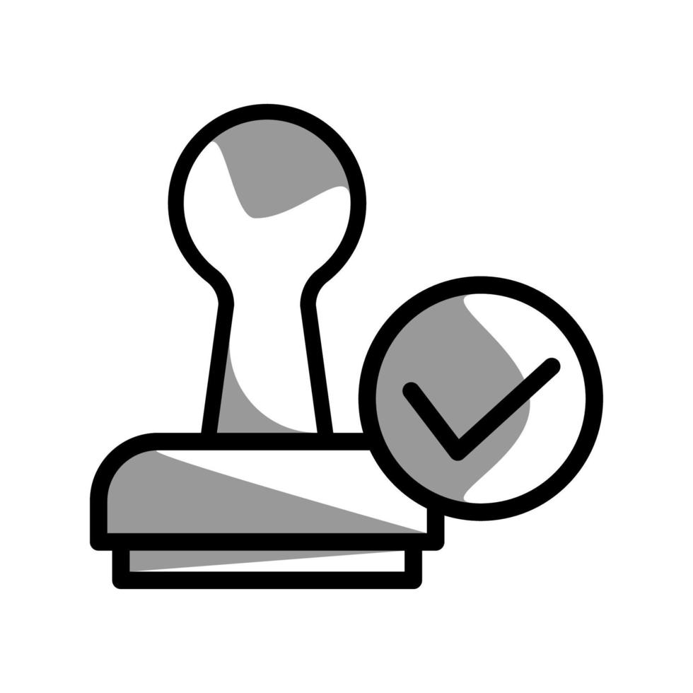 illustratie vectorafbeelding van stempel icon vector