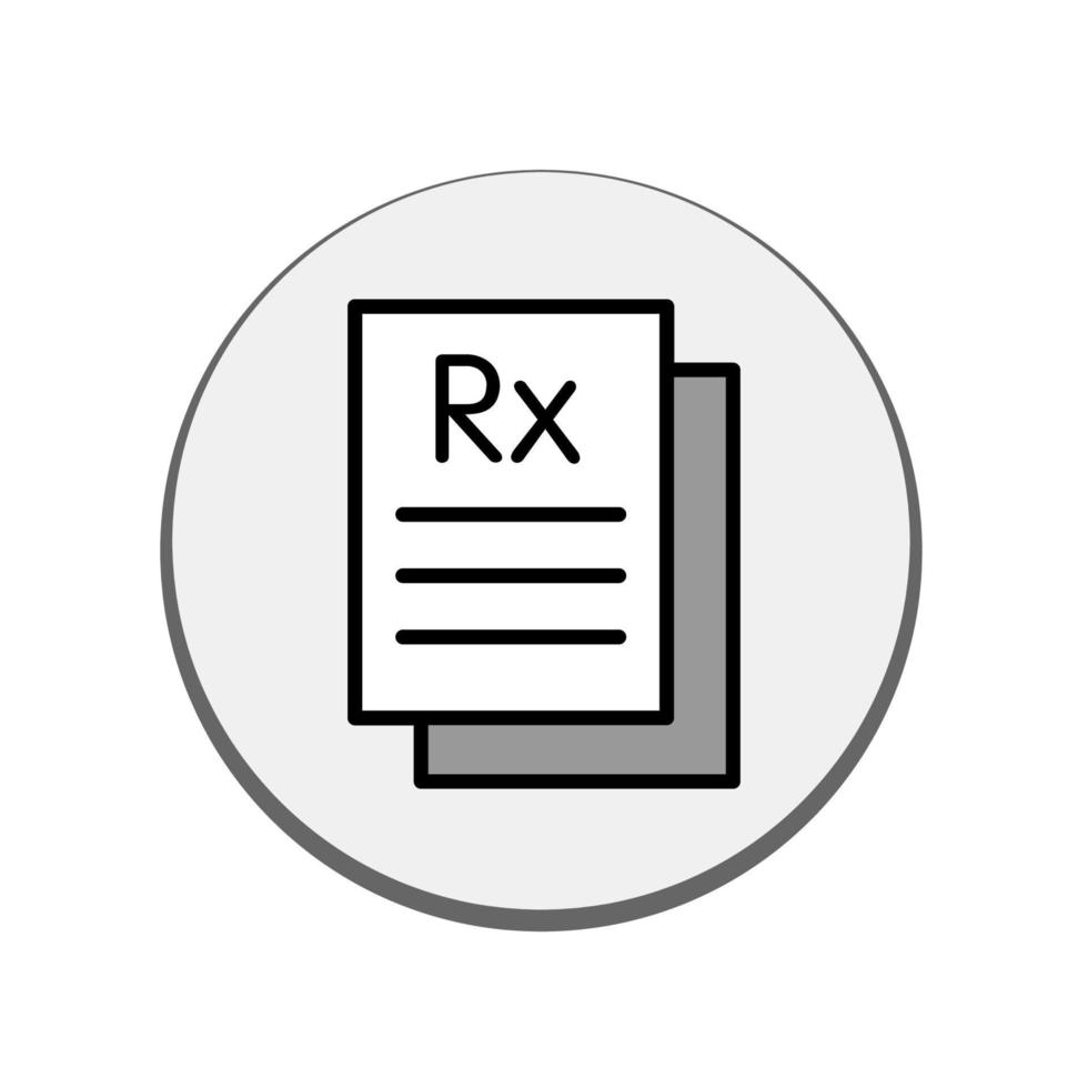 illustratie vectorafbeelding van rx icon vector