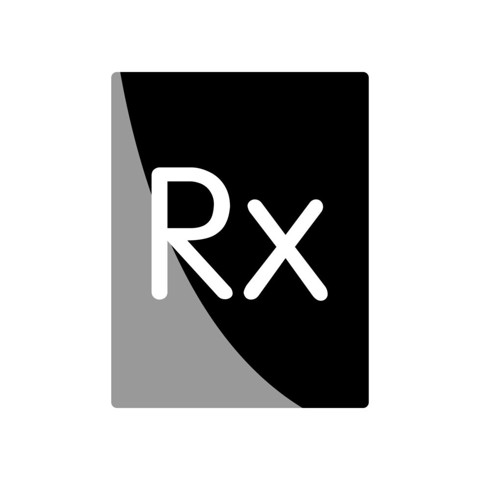 illustratie vectorafbeelding van rx icon vector