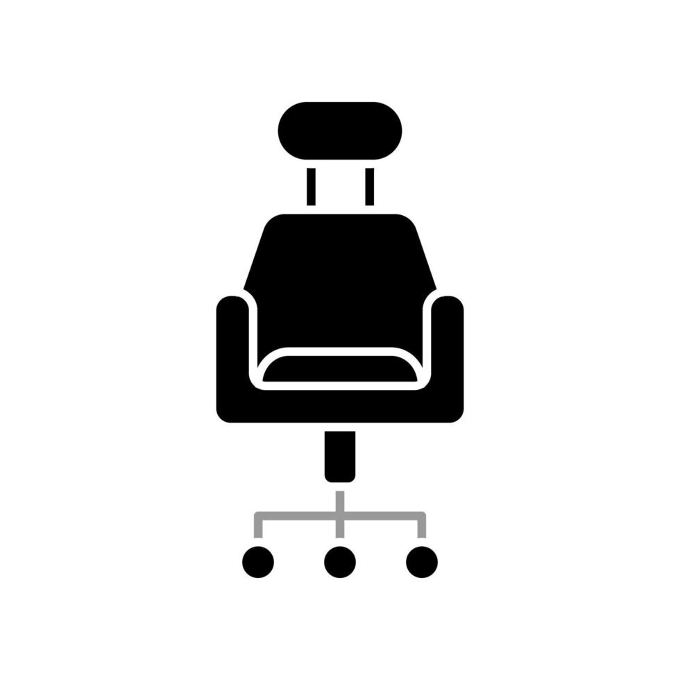 illustratie vectorafbeelding van bureaustoel icon vector